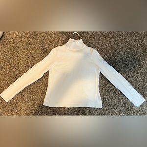 Light cream mock turtleneck